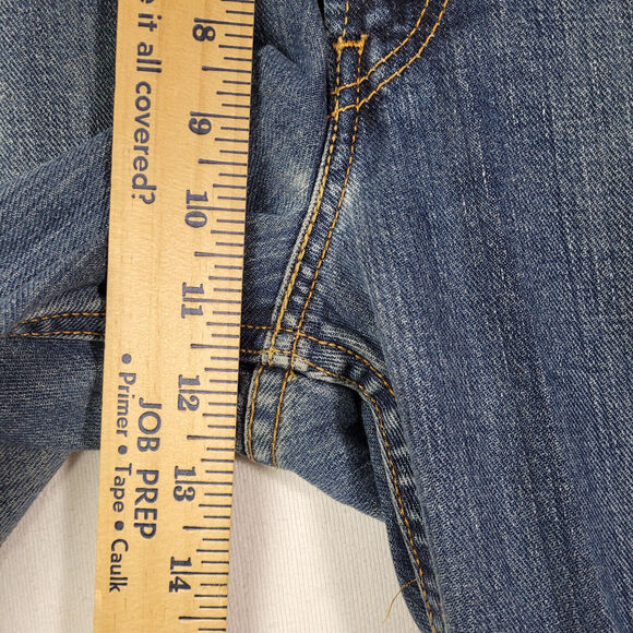 Levis 505 Mens Size 36 x 30 Denim Blue Jeans Regular Fit Oct 2015 100% Cotton - Picture 8 of 9